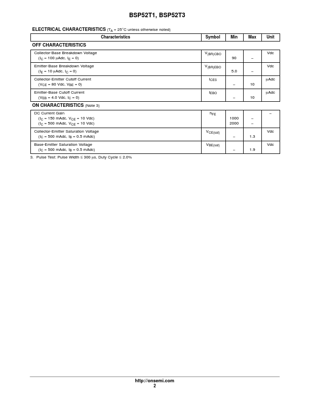 BSP52T1