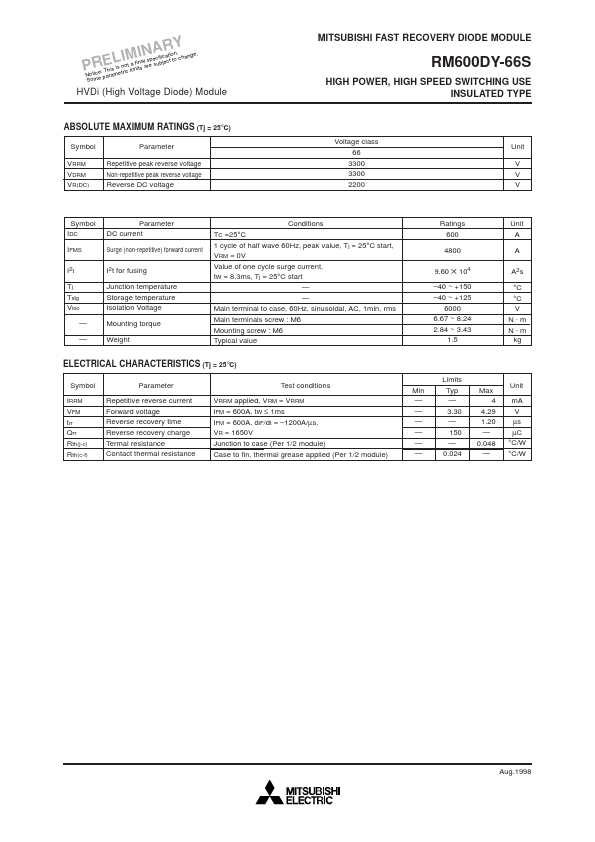 RM600DY-66S