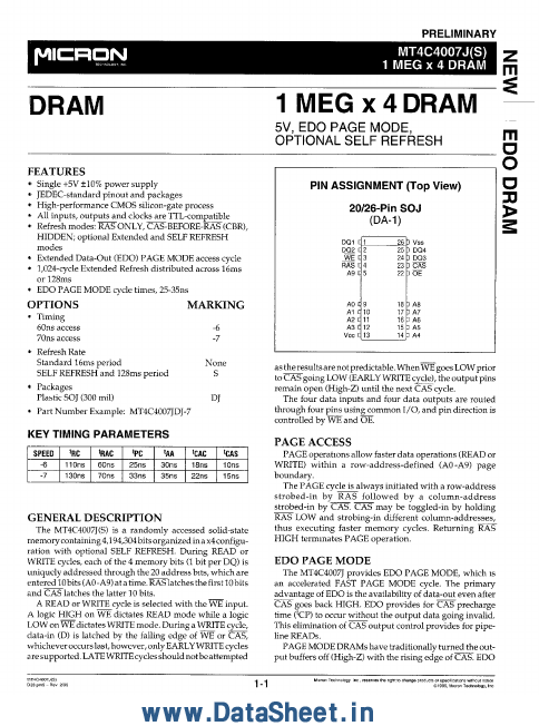 MT4C4007J