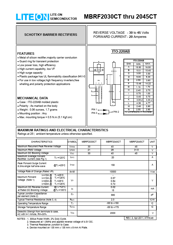 MBRF2040CT