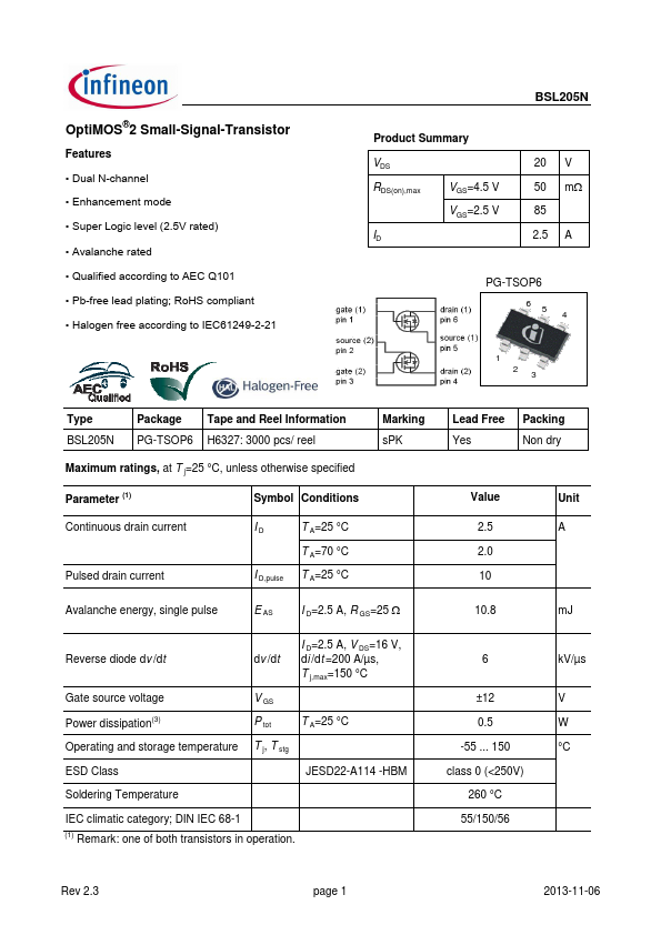 BSL205N