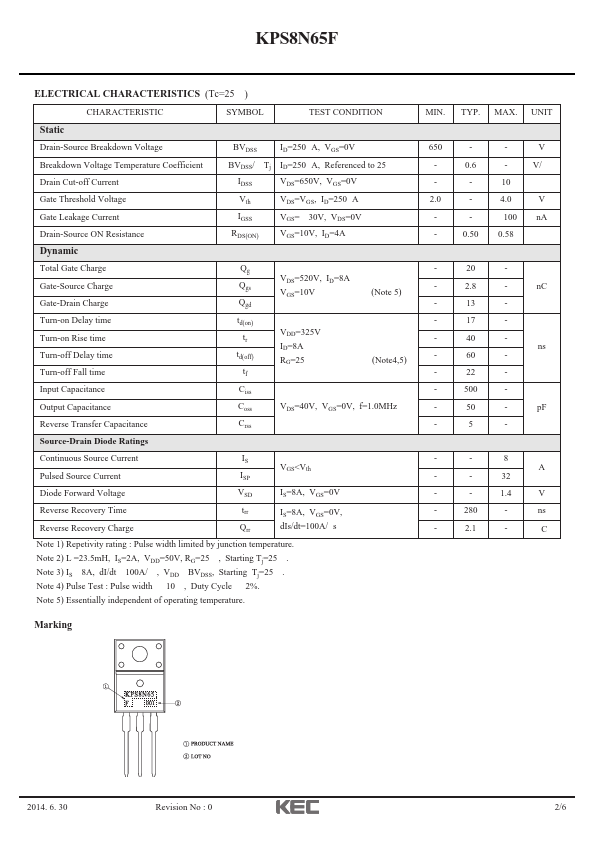 KPS8N65F