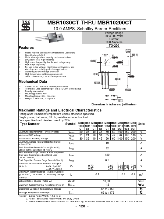 MBR1030CT