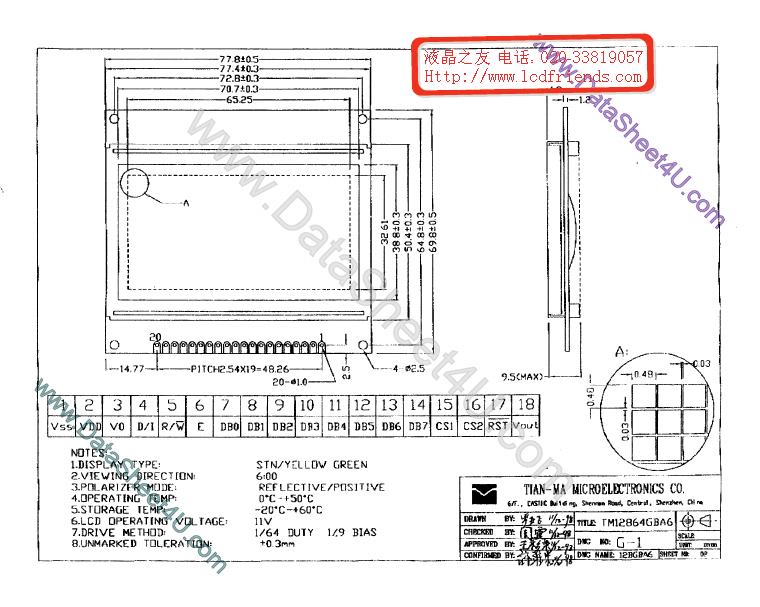 TM12864GBA6