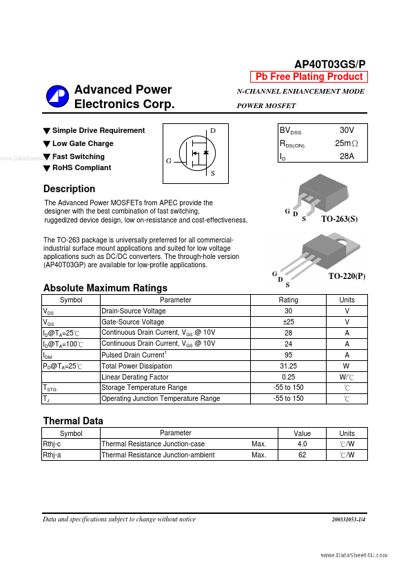 AP40T03GS