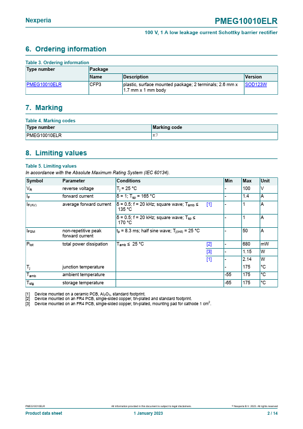 PMEG10010ELR