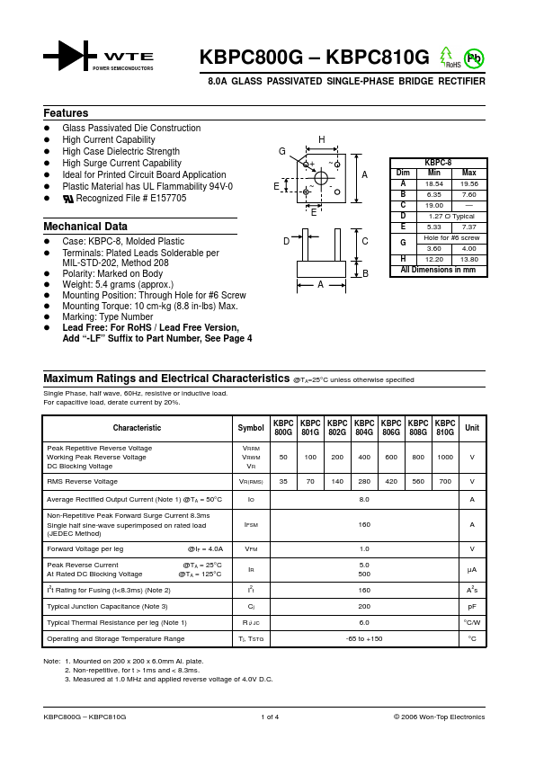 KBPC800G