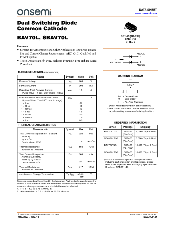 BAV70L