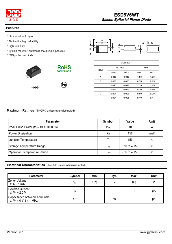 ESD5V6WT