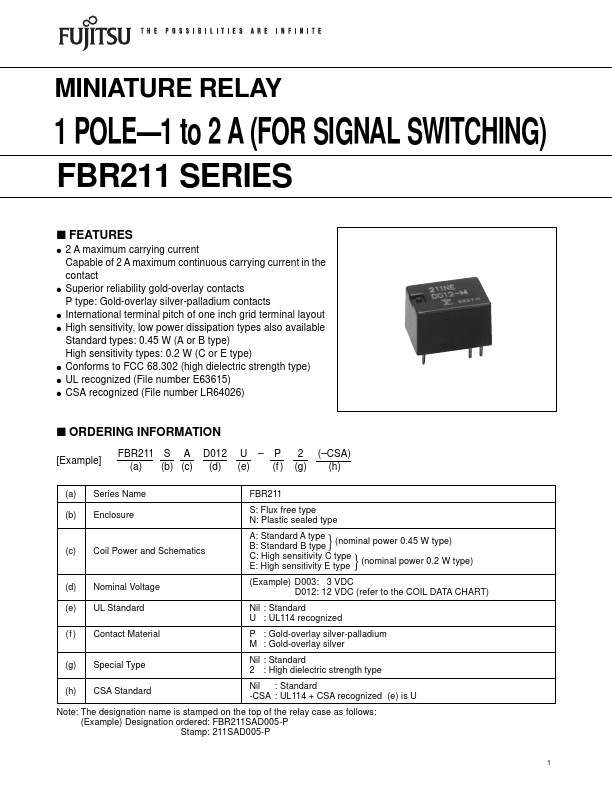 FBR211SED012