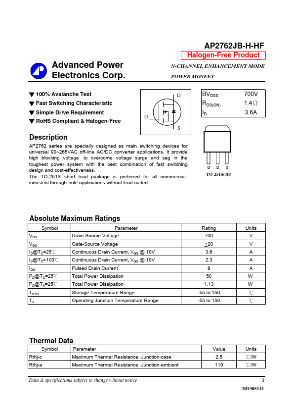 AP2762JB-H-HF