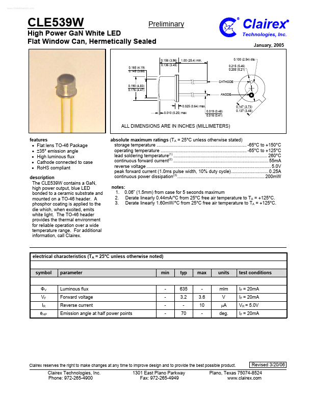 CLE539W