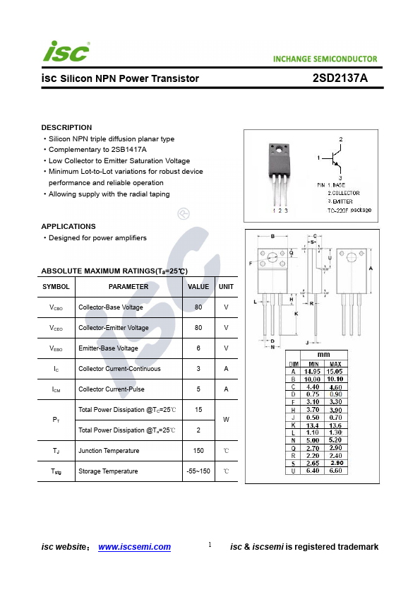 2SD2137A