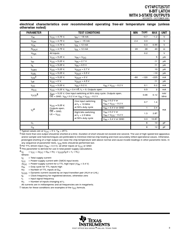 CY74FCT2573T