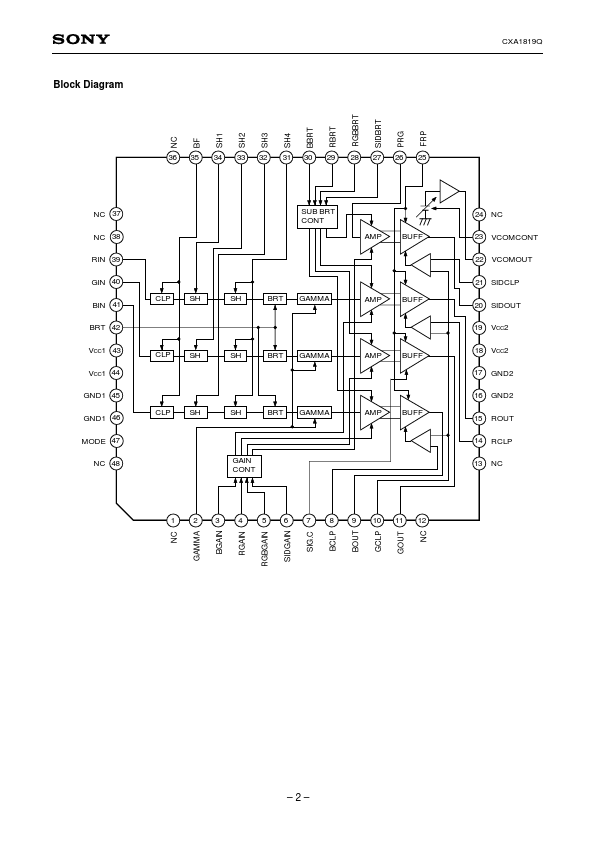 CXA1819Q