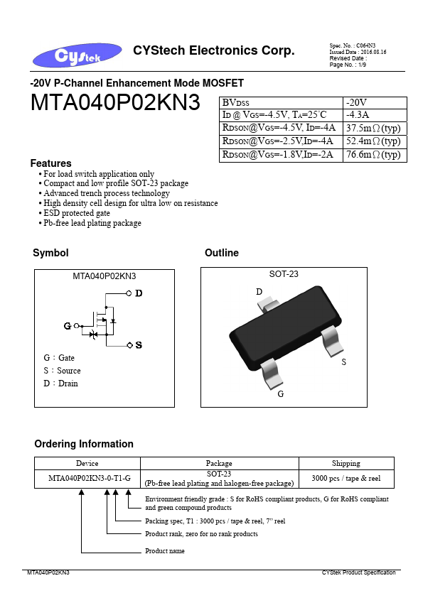 MTA040P02KN3