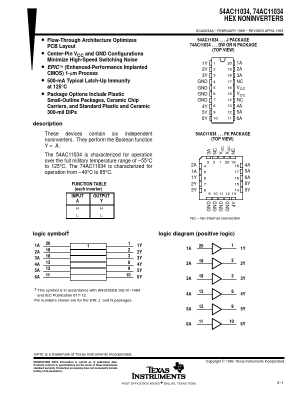 74AC11034