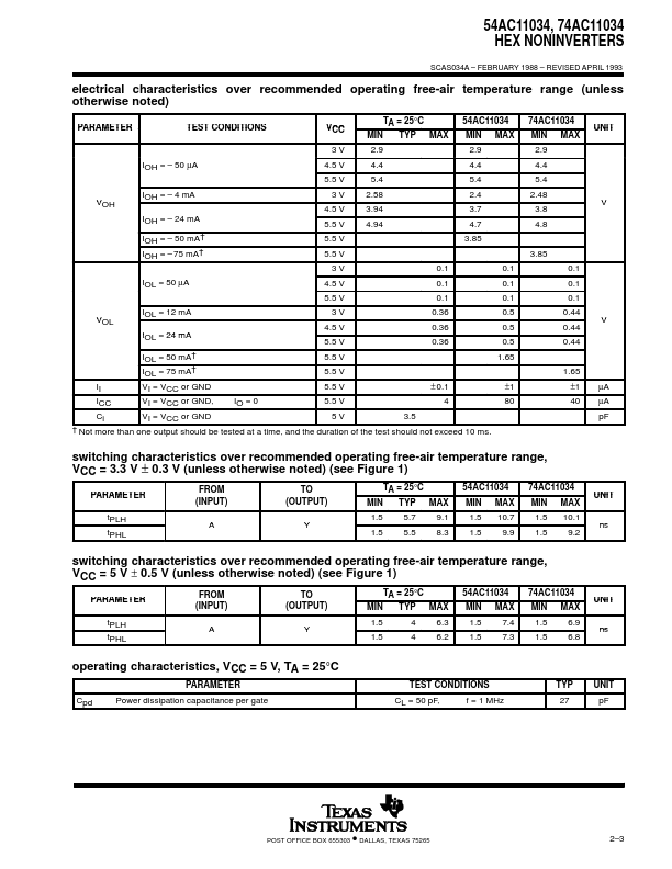 74AC11034