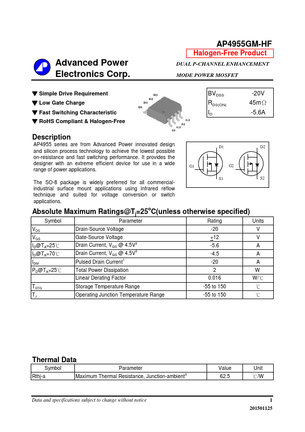 AP4955GM-HF