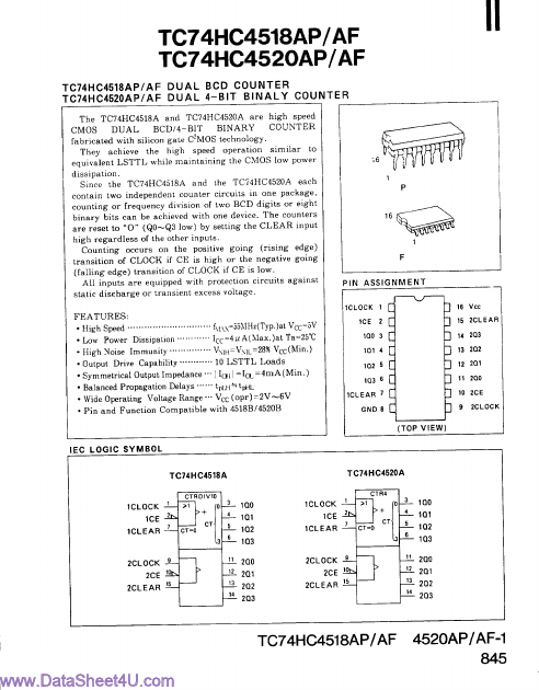 TC74HC4518AF