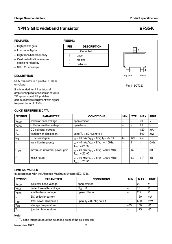 BFS540