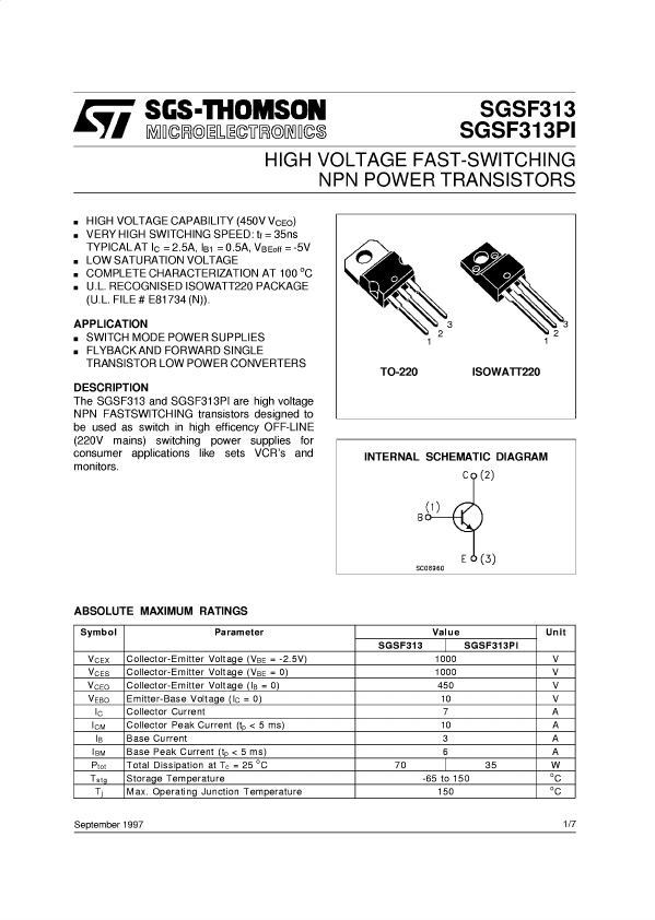 SGSF313PI