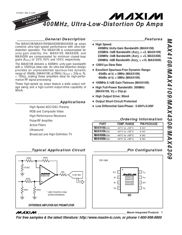 MAX4109