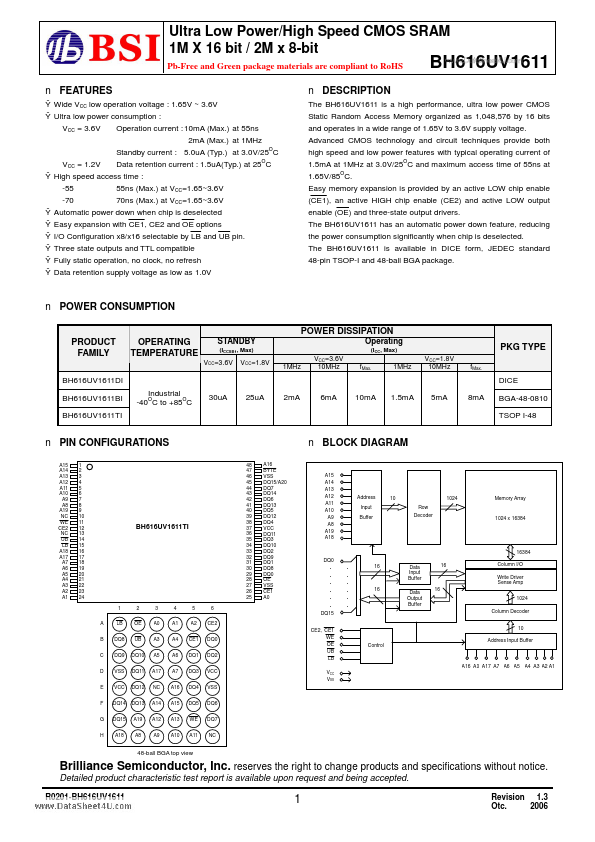 BH616UV1611