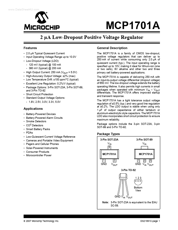 MCP1701A