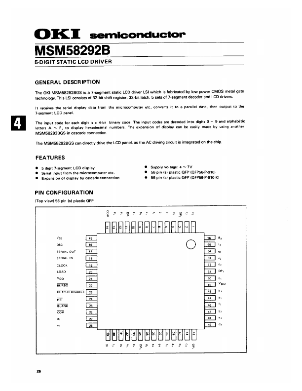 MSM58292B