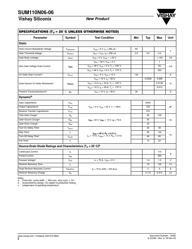 SUM110N06-06