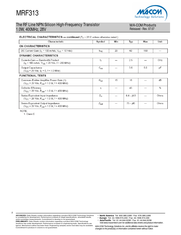 MRF313