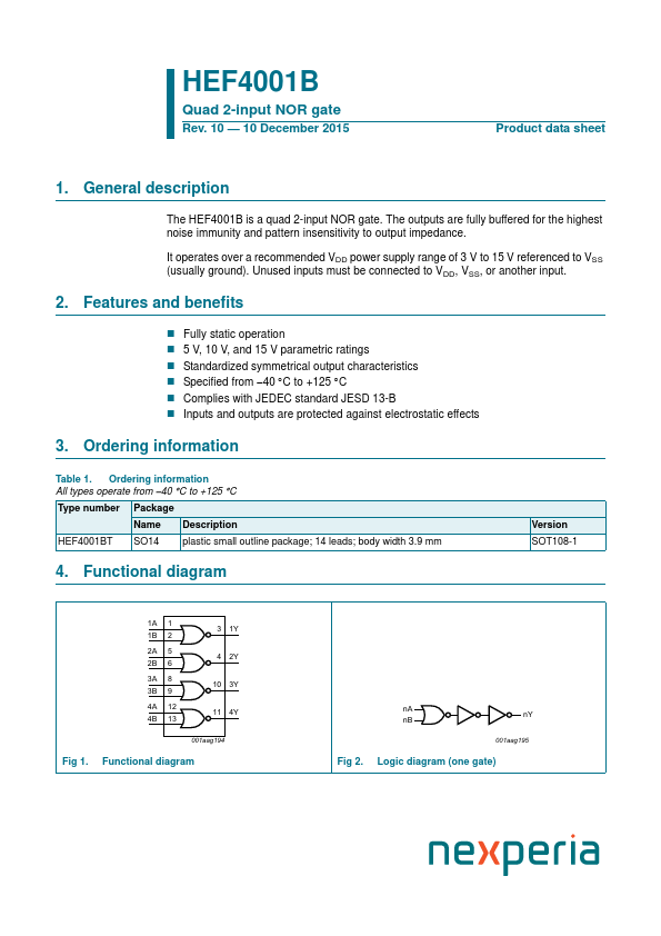 HEF4001B