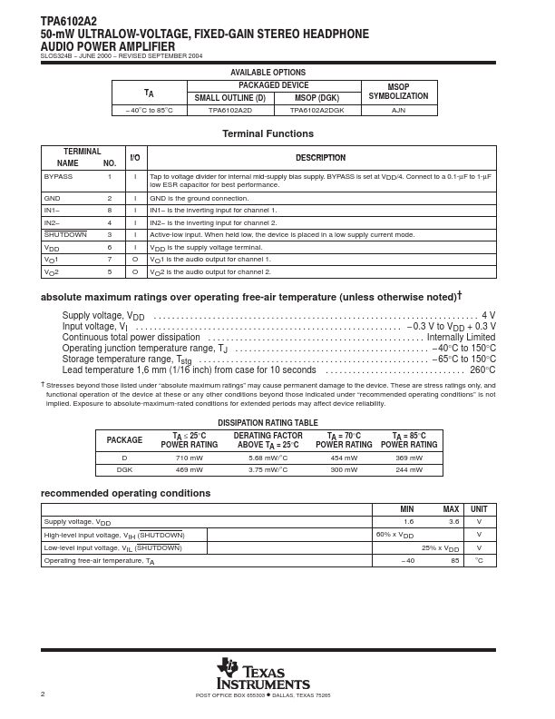 TPA6102A2