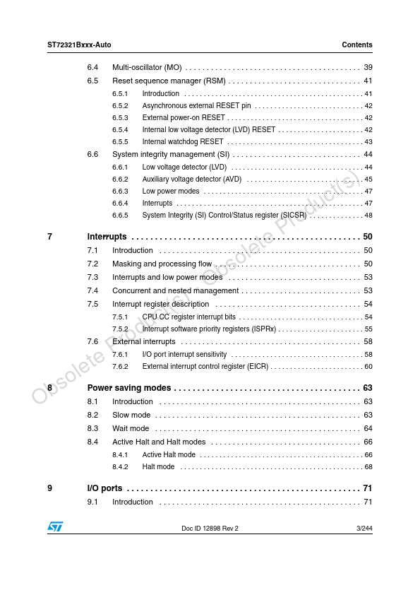 ST72321BAR7-Auto