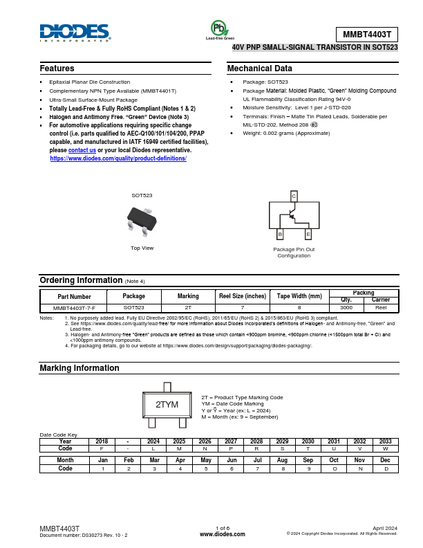 MMBT4403T