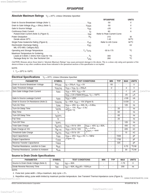 RFG60P05E