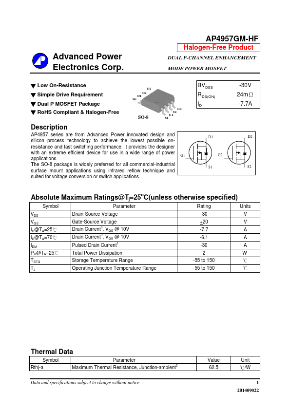 AP4957GM-HF