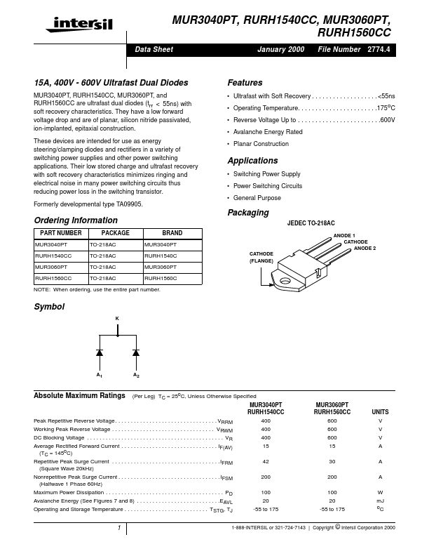 RURH1540CC