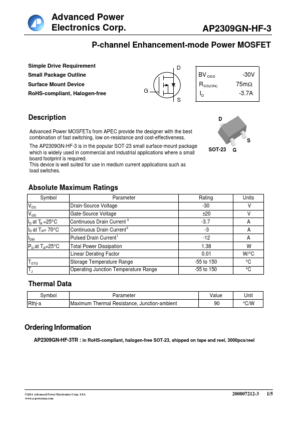 AP2309GN-HF-3