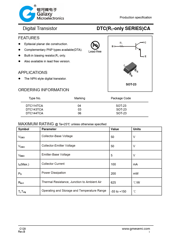 DTC143TCA