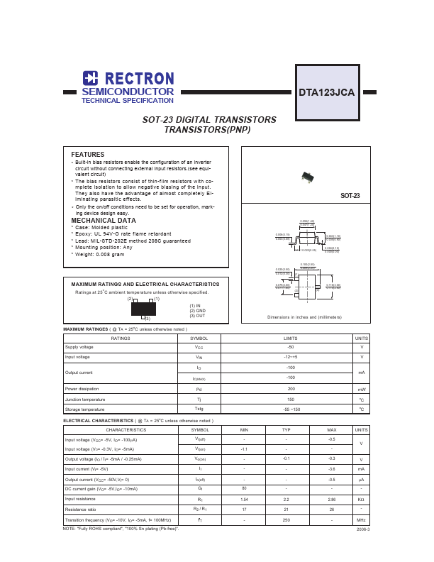 DTA123JCA