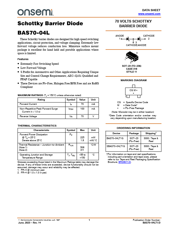 BAS70-04L