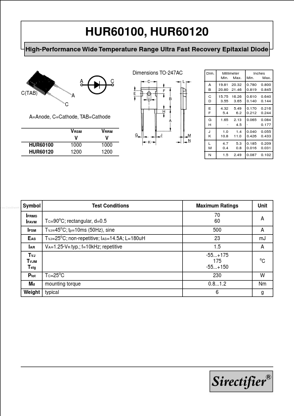 HUR60100