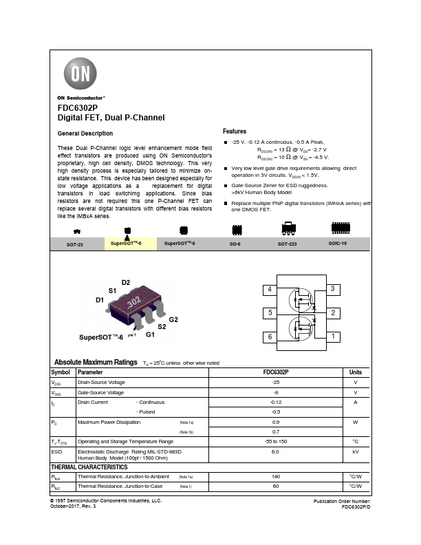 FDC6302P