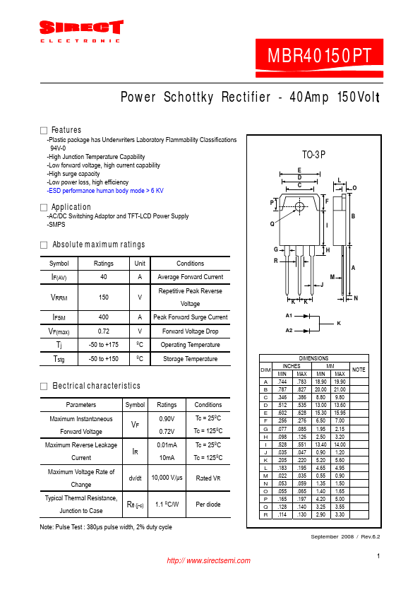 MBR40150PT