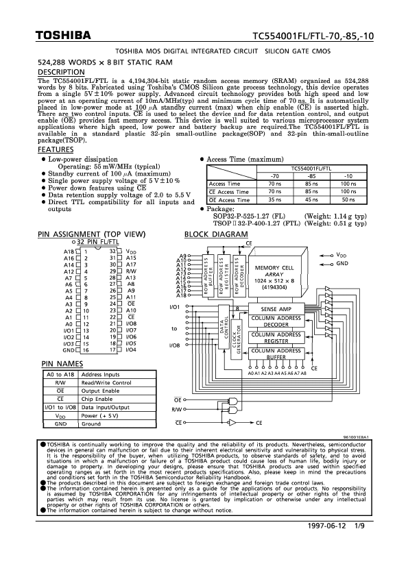 TC554001FL-70