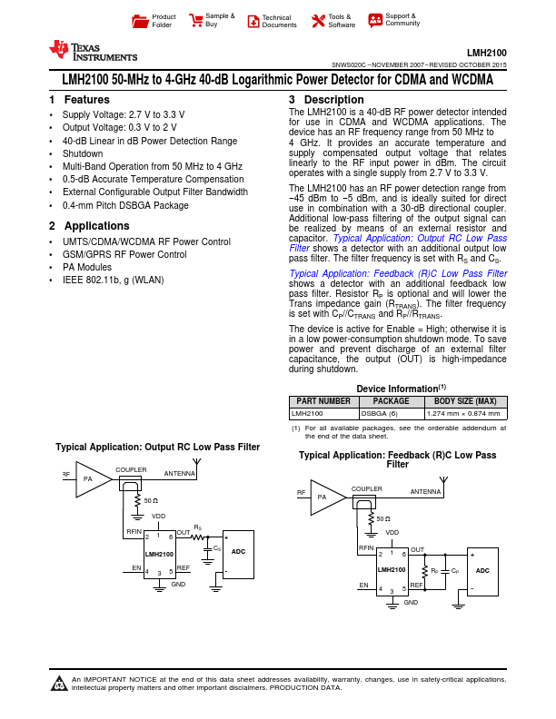 LMH2100