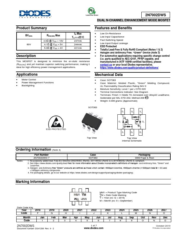 2N7002DWS