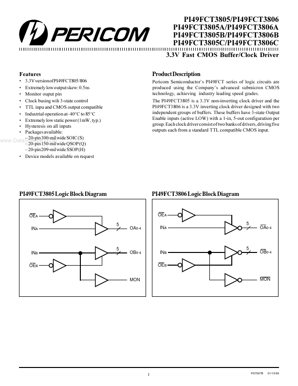 PI49FCT3806C